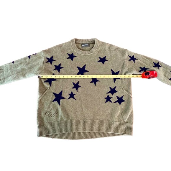 Zadig & Voltaire 100% Cashmere Star Sweater - Rock Chic Luxury Size M - Picture 8 of 13